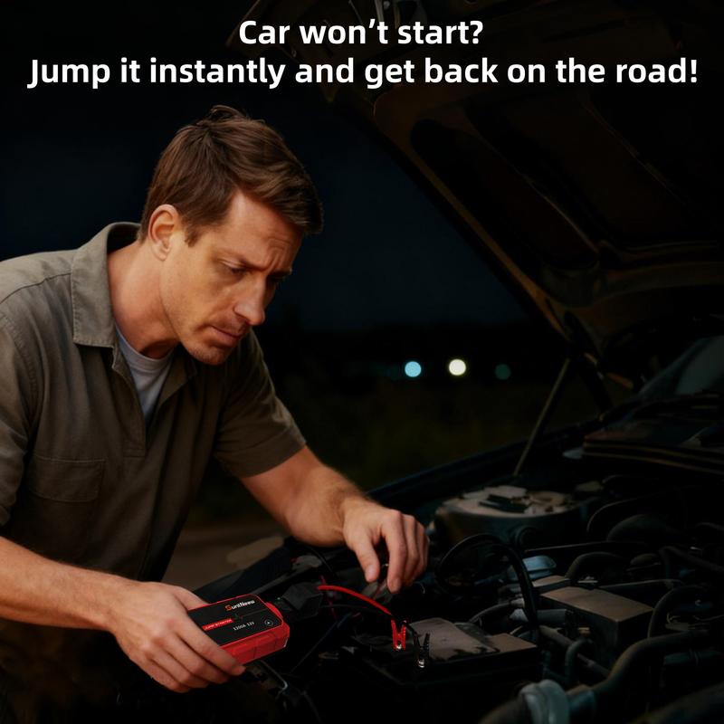 SuntNeew GC400 20000mAh Winter Savior Car Jump Starter Jumper Box Booster Power Bank Battery Charger High Capacity Portable & Versatile for Car Battery Emergency Light Charging Compact