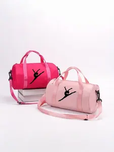 Cylindrical Dance/gymnastics Bag, Ideal for Dance Classes, Gym Training, Short Trips, Adjustable Strap, Casual Style, All Seasons Use, Shoulder Gym Bag