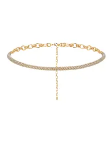 Snake Chain Belt Gold Tone Brass Glass 29" with 5" Extender for Stylish Outfits Elevate Your Style with Elegance