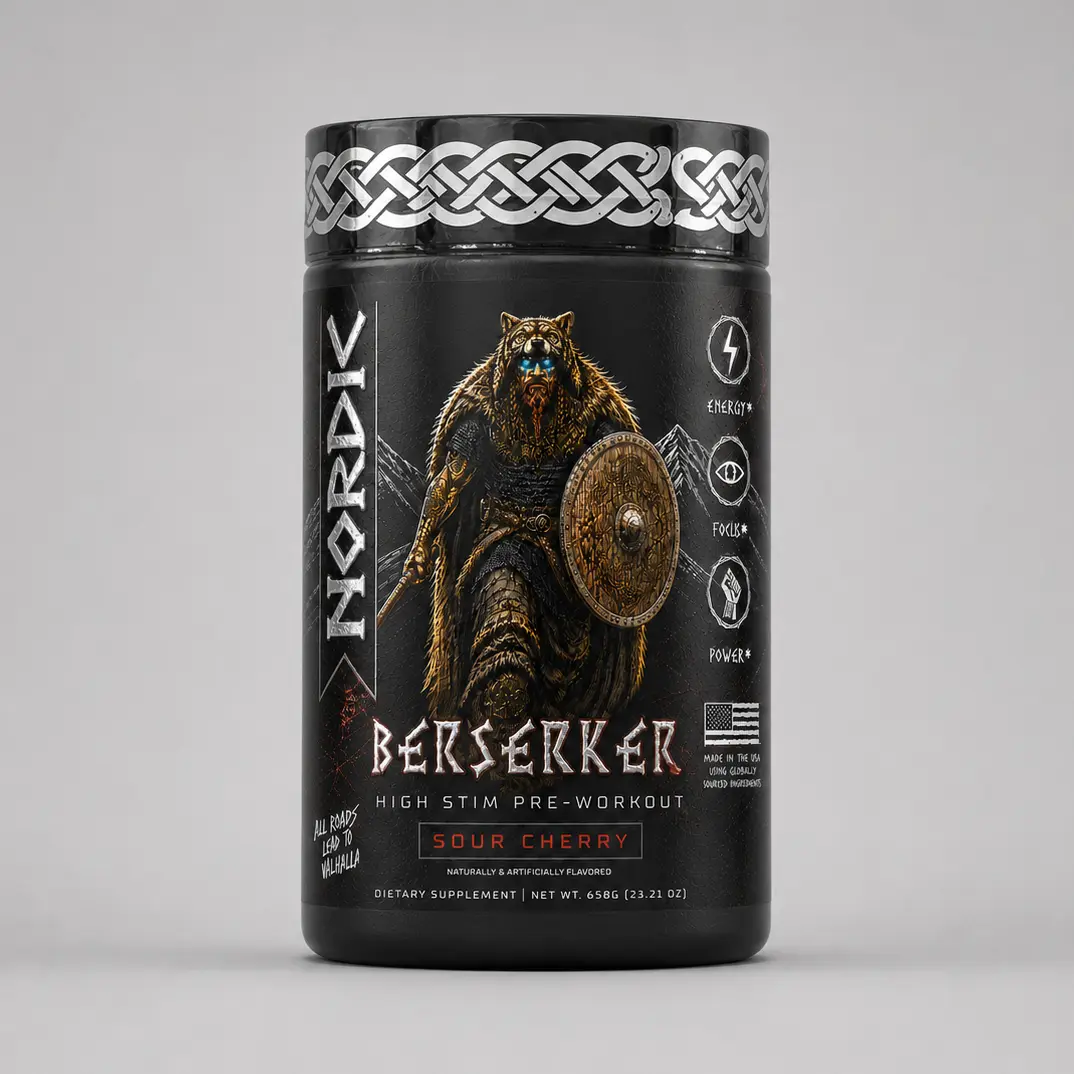 Berserker High-Stim Preworkout : Sour Cherry