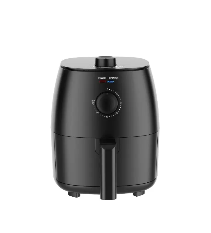 2.2 QT Black Air Fryer, Automatic Shutoff, Nonstick Kitchen Appliance