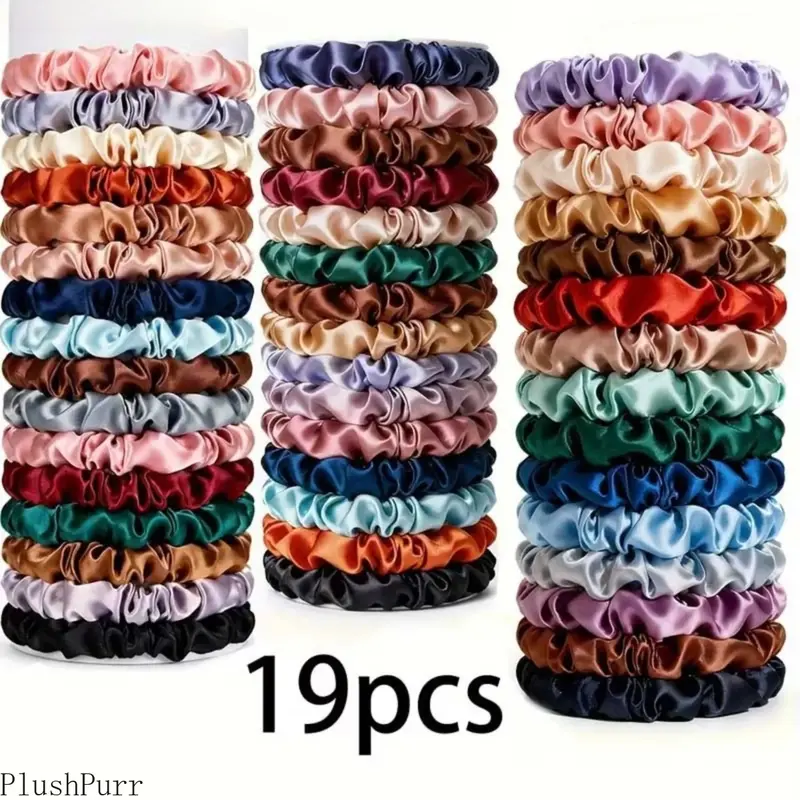 satin scrunchies silk press - TikTok Shop display picture 1