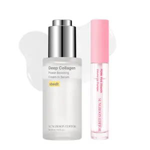 [Sungboon] Plumping Care Duo | Collagen, PDRN, Peptides & Hyaluronic Acid | Firming, Glass Skin, Lip Volumizing, Wrinkle Care, Glow Boost Set