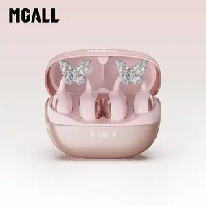MGALL C11 Clip-On Wireless Headphones with Bluetooth 6.0 for Fast, Stable Connection & Low Power Use, Cloud-Like Comfort & Premium Sound, IPX5 Waterproof Audio Earbuds for Music, Calls & Sports Electronic Headset