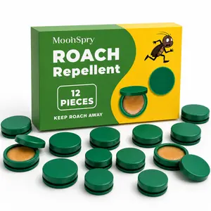 Indoor roach bait gel and trap, - 48 pieces, roach killer - home outdoor pest control dragonfly bug repellent bear spray advion cockroach Roach Bait Trap Kit moon moons pry Cockroach Killer Repellent Set