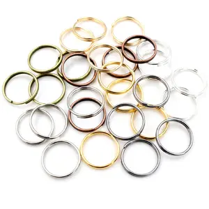 50-200pcs 5 6 8 10 12 mm Open Jump Rings Double Loops Gold Silver Color Split Rings Connectors For Jewelry Making Supplies DIY