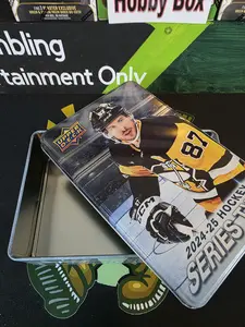 Upper Deck Empty Sidney Crosby Hockey Tin 2024-25 Series Collectible Tin Box