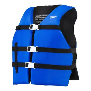 Speedo Life Vest Jacket PFD for Adults Unisex Type III Universal Fit, Blue Speedo Life Vest Jacket PFD for Adults Unisex Type III Universal Fit, Blue