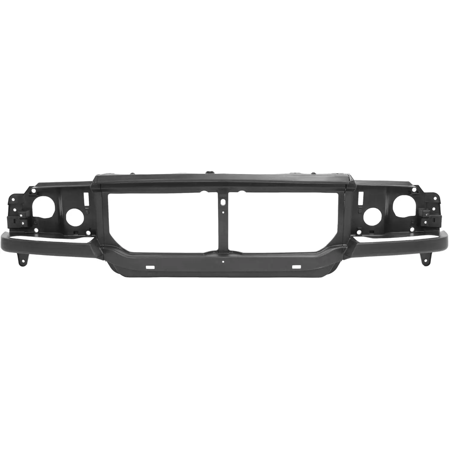 HECASA 1pcs Front Header Panel Headlight Replacement for 2004-2011 Ford Ranger, FO1220228 4L5Z8A284AA, Vehicle-Specific Fit PP Plastic Grille Mounting Panel Bumper Cover Support, Durable Construction, Modern Design, Easy Install with Instruction, Black