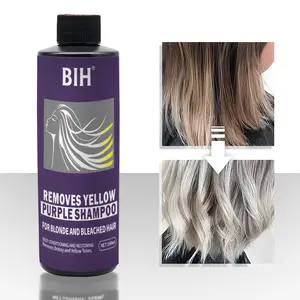 Purple Toning Anti Brass Shampoo 268ml, removes brassiness from hair, eliminates unwanted yellow/orange tones, and reveals cool grey/silver shades.