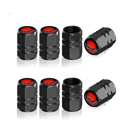 8PCS Tire Valve Stem Caps, Tyre Caps, Airtight Dust Proof Covers for Car Wheel,Universal Tire Air Valve Caps Fits Cars Trucks Motorcycles SUVs and Bikes,Car Wheels Protection Accessories, Car Parts