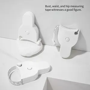 Portable Automatic Precision Tape Measure with Handle, Y-Shaped Rubber Double-Sided Design, 3-Circumference Soft Sewing Tool for Household Bust, Waist Measurement