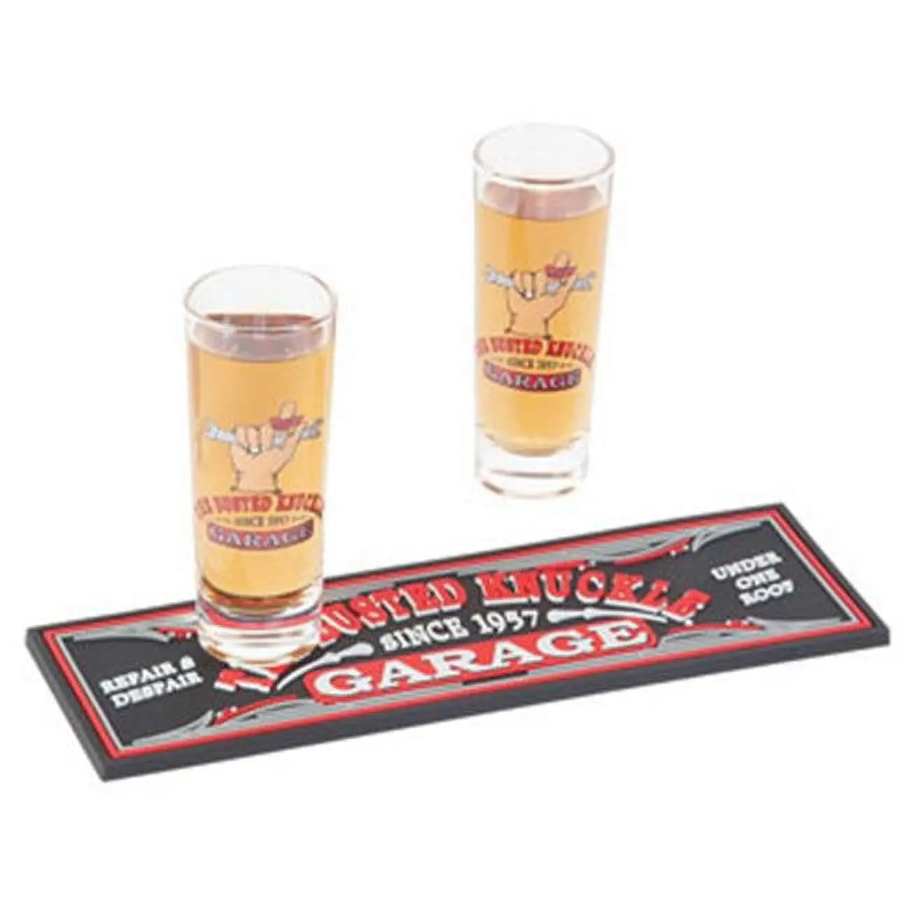 Busted Knuckle Garage BKG-78703 Multi-Color Shot Glass Gift Set for Beverage Serving