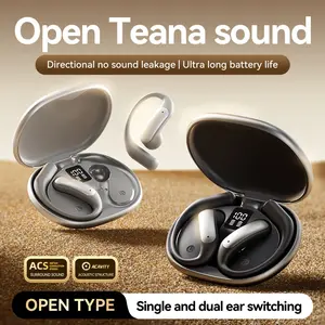 Open Design Wireless Earbuds, Comfortable for Daily Use, Ideal for Music and Calls, Lightweight and Durable, Perfect for Everyday Listening