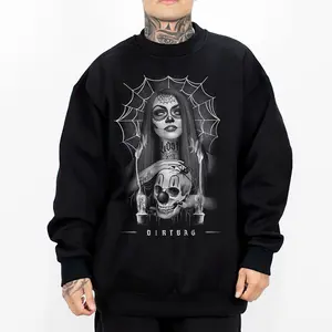 Chicano Clothing, Gangster clothes, Hoodies for men, Men's clothing, Streetwear, Graphic tee Tattoo Style 3