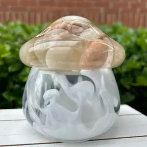 Mushroom Trinket Jar - Vanity Organiser makeup