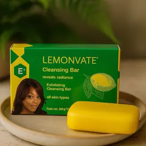 Lemonvate Mitchell Exfoliation Soap - Cleansing Bar for All Skin Types, 200g, Reveals Radiance