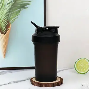 Portable Protein Powder Sports Water Bottle, Milkshake Cup Stirrer PP Shaker, Unisex Sport Cup, 400ML, Model Xinghao, Sports Drinking Bottle