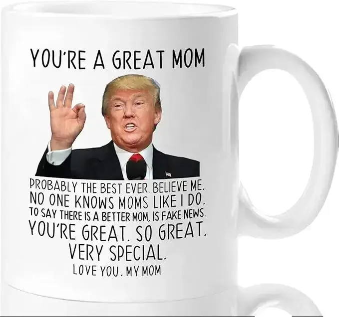 Christmas Gifts for Mom, You're A Great Mom Coffee Mug, Mom Birthday Gifts from Daughter Son, Valentines Day Gifts White Ceramic
