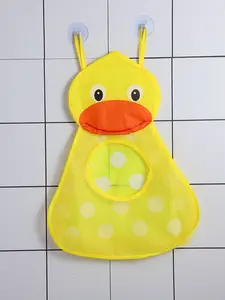 Bathroom Cartoon Storage Hanging Bag, Shower Toy Organizer Net Bag, Convenient Bathroom Accessories, Easy to Hang and Use