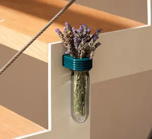 Roota Planters Upcycled Plant Propagation Tube 5.3", Wall & Fridge Mounted Indoor Planter for Cuttings, 3D Printed Eco-Friendly Small Space Decor