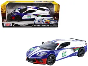 Lamborghini Gallardo LP 560-4 Super Trofeo #63 Gray Metallic and White "GT Racing" Series 1/24 Diecast Model Car by Motormax