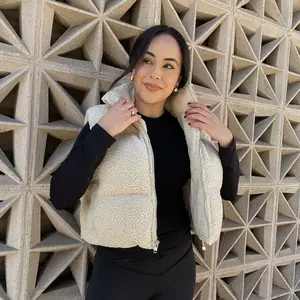 Winter Sherpa Puffer Vest