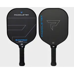 Paddletek Bantam ESQ‑C 12.7 mm Paddle – High-Spin Carbon Face, 7.6‑7.9 oz