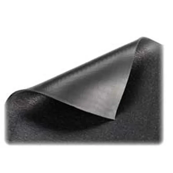 Genuine Joe Anti-Fatigue Mat - Solid Nitrile Rubber & 3/8" Thick Vinyl Construction, 3X10 Ft. (36" W x 10' L x 375 Mil Thickness), Black, Warehouse Workplace Safety Mat That Enhances Traction