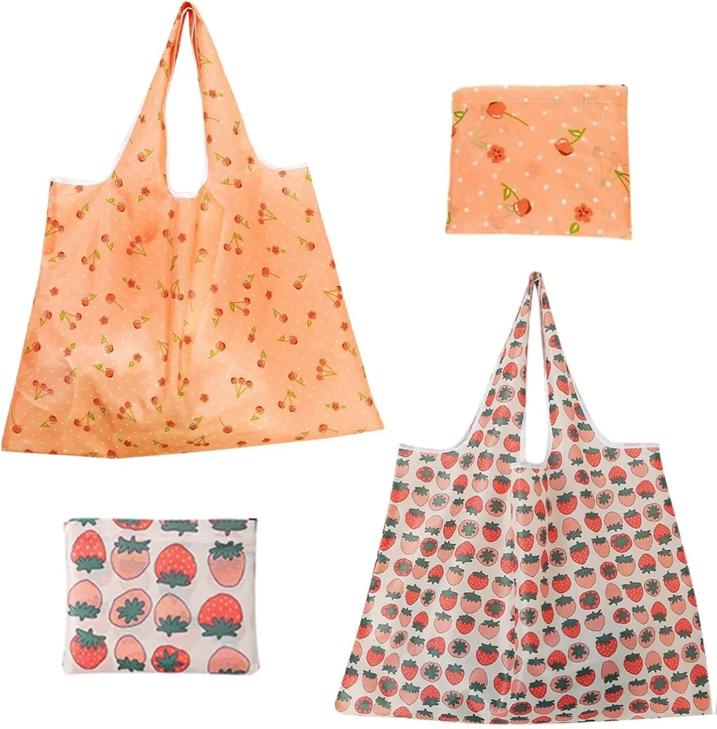 Extra Large 50lbs Foldable Reusable Shopping Bags kitchen reusable grocery bags Washable Polyester Bags in Pocket