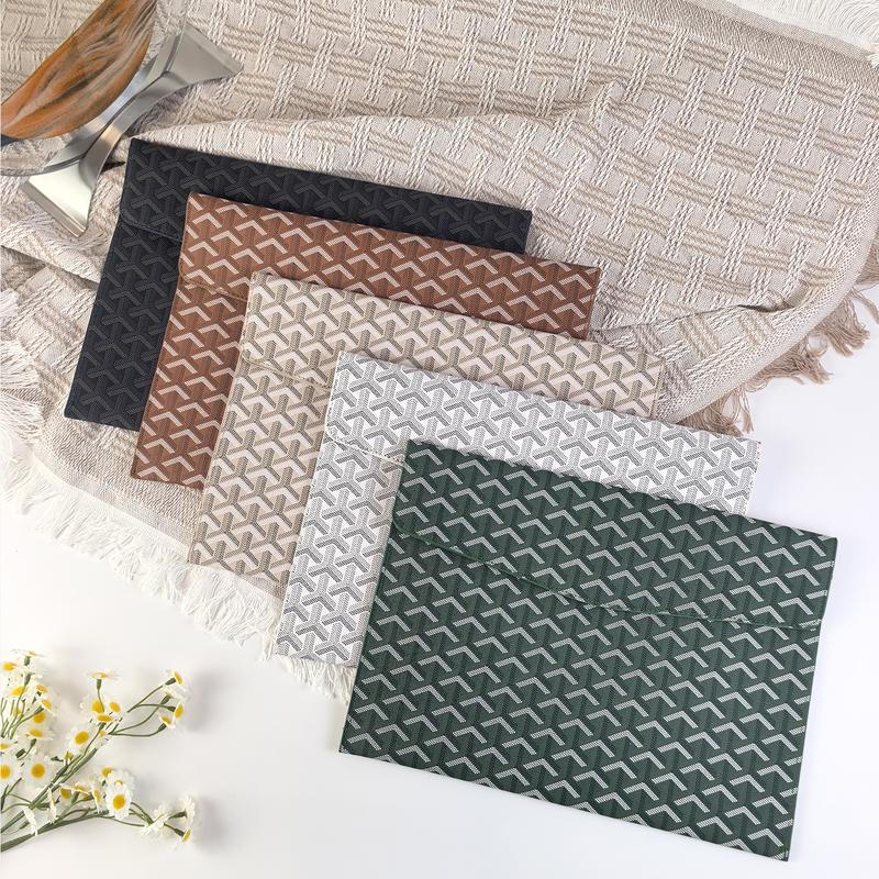 13.3-Inch Laptop Sleeve Padfolio Document Organizer Fits A4 Paper for MacBook iPad Tablet Magnetic Closure Slim Scratch-Resistant for Office School Gift for Students Professionals (Max 13.3-Inch)