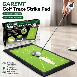 Golf Hitting Mat, Urgrade Golf Training Mat, Golf Mats Practice Outdoor Indoor for Swing Path Feedback Detection Batting,Golf Practice for Swing Path Feedback/Analyzing, Precision Pro Swing Mat, Accessories Gifts, 17"x12",