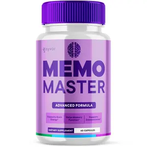 Memo Master Nootropic All Natural Formula Brain Supplement 60 Capsules Healthcare Dietary Fitness Edible Vitamin Optimum
