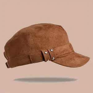 Autumn New Style Beret Hat Vintage British Style Newsboy Cap Women Elegant American Trend Octagonal Hat Face-Lengthening Artist Hat Men