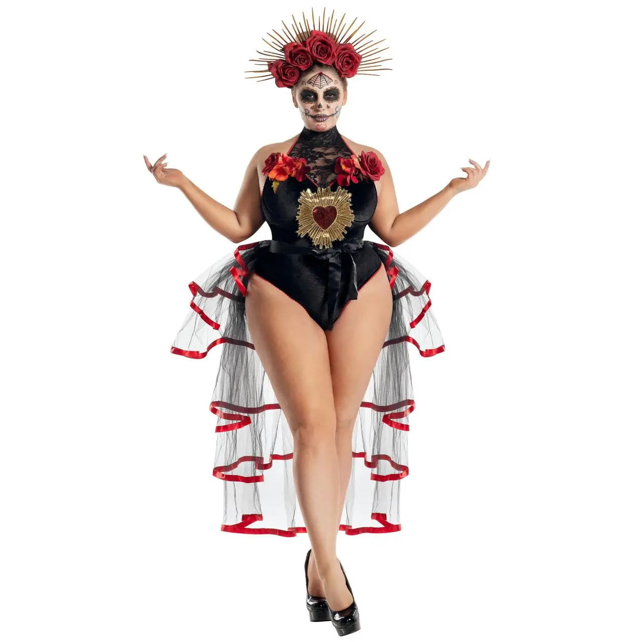 Plus Size La Muerta Costume