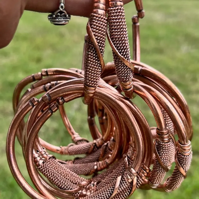 African Pure Copper Bracelet Collection