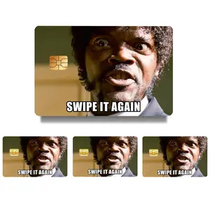 Credit Card Skin Sticker, 4 Counts/set Ultra-thin Waterproof Scratch Resistant Card Sticker, Personalized Bank Card Skin Protector Card Design