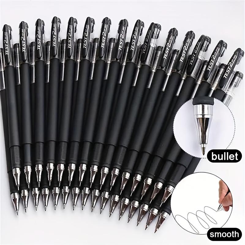 20 Black Ballpoint Pens 0.5mm for Students & Offices Business Signature Pens Office Test Pens Smooth Writing Ideal for Various Purposes