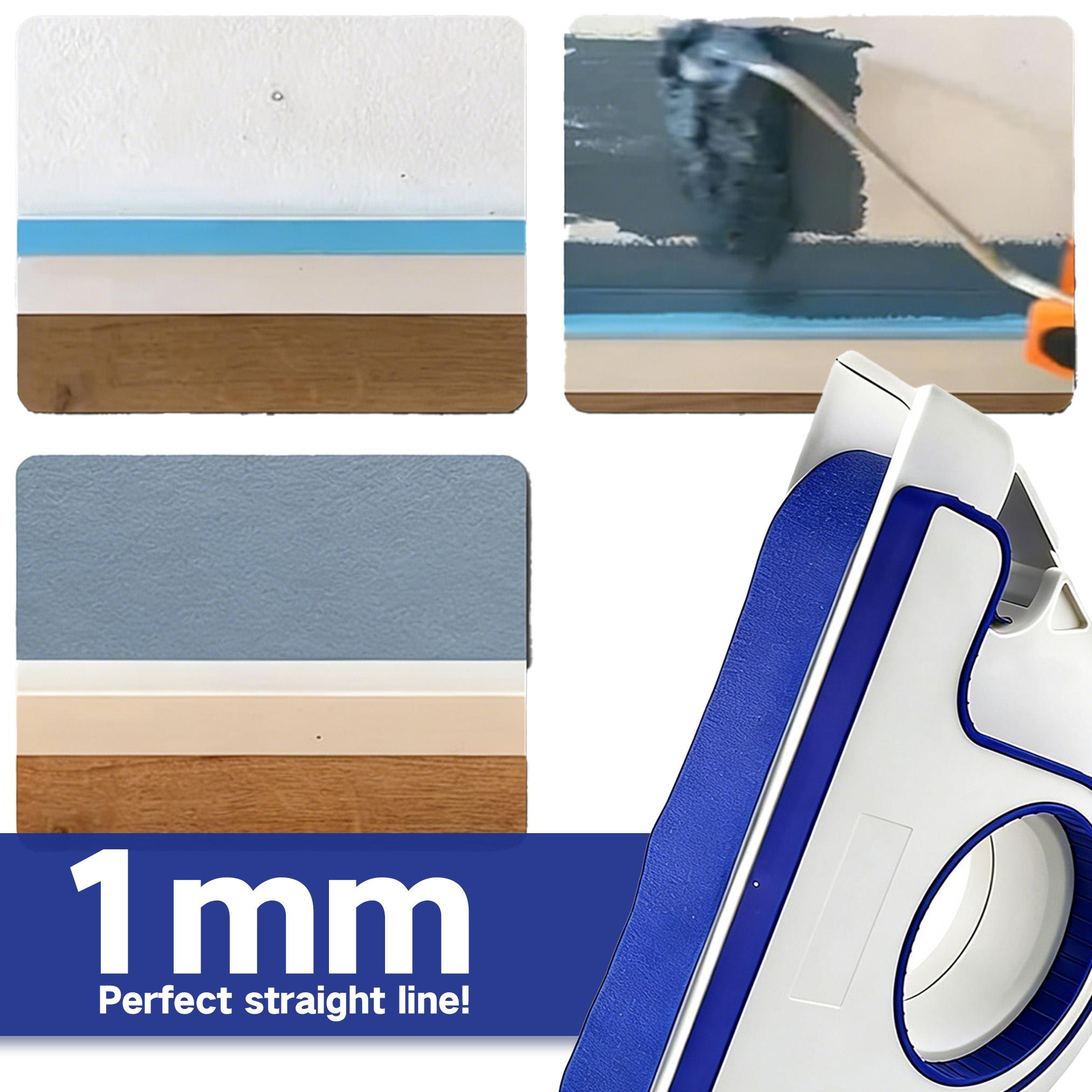 Masking Tape applicator works for 1 inch 2.5cm tapes a Professional Masking Tape Dispenser with a Scraper, Featuring 1mm spacing, Suitable for Decorative moldings, Walls, Caulking baseboards, and Floor finishes.