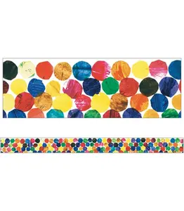 The Very Hungry Caterpillar(tm) Dots Straight Bulletin Board Borders -- Carson Dellosa Education, Undefined