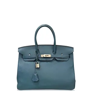 Pre-owned HERMÈS Leather tote bags Hermes Birkin 35 Togo 1P Colvert (se022826a7)