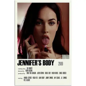 Geataych Jennifers Body Posters,Posters For Room Aesthetic 90S, Canvas Wall Art For Living Room Decor Aesthetic Vintage Posters & Prints Bedroom Preppy Girls Decorations Unframed 16x24 inches
