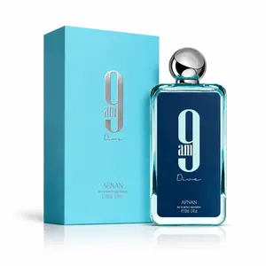Afnan 9 AM Dive Eau de Parfum 100ml (3.4 fl oz) Unisex Fresh Citrus Aquatic Fragrance