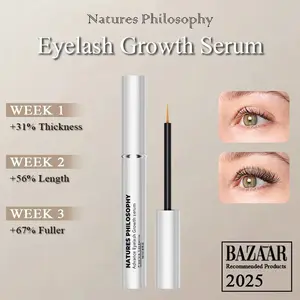 TikTok Trending Lash Serum | Gentle & Safe Lash Enhancer | Fuller, Longer-Looking Lashes in Weeks | Clean Beauty Formula