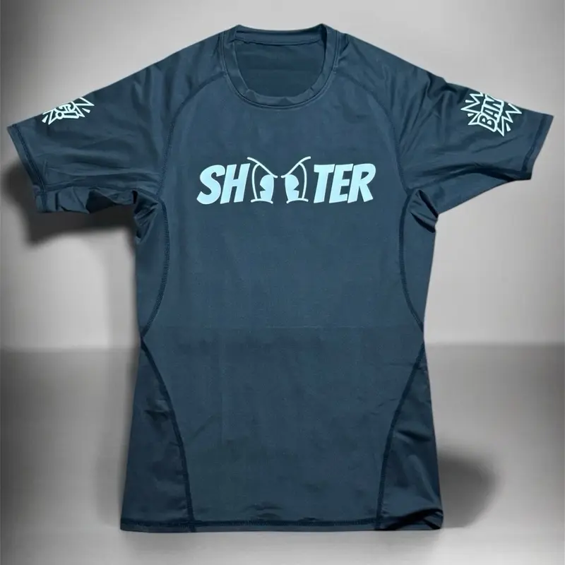 Authentic CRE Shooter Compression Shirt for Men - Top Quality - Black