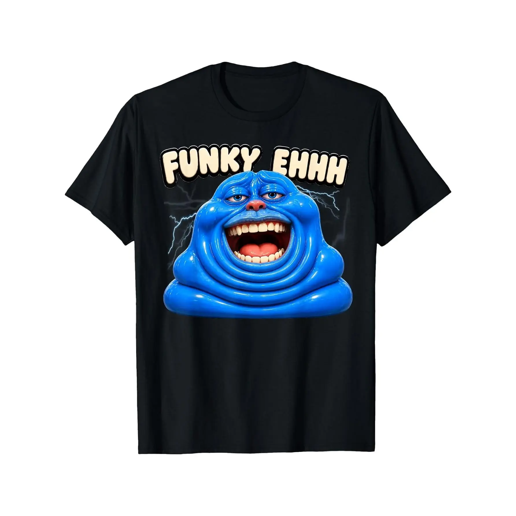 Funny Funky Ehh Brainrot Meme Gen Z Alpha T-Shirt Cotton Clothing