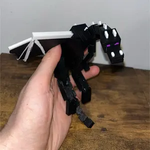 Ender Dragon articulated gaming decoration
