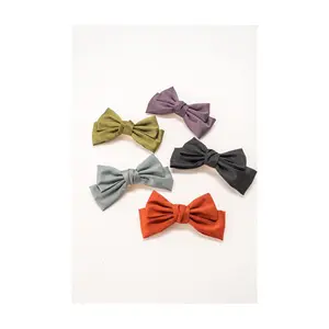 Violet & Brooks Brynn Dupioni Silk 6" Bow Barrette