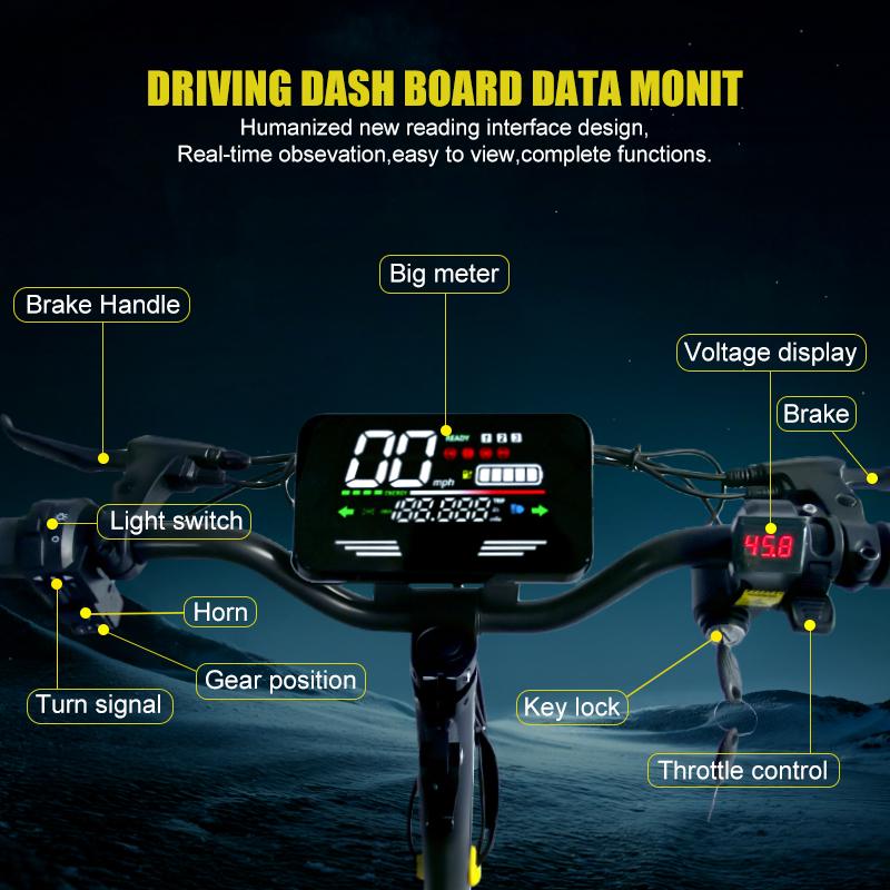 EOEOTWO All Terrain Electric Scooter,1200W Violent Motor,30MPH Fast 20/40Miles Range,3 Seconds Folding,330LBs Load Capacity,Dual Shock Absorption,Foldable Off-Road E-Scooter