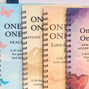 One Page, One Push Devotional – 30 Day Faith & Healing Journal | Peace, Strength, Love & Happiness, Anger & Grief Edition | Christian Encouragement Bundle